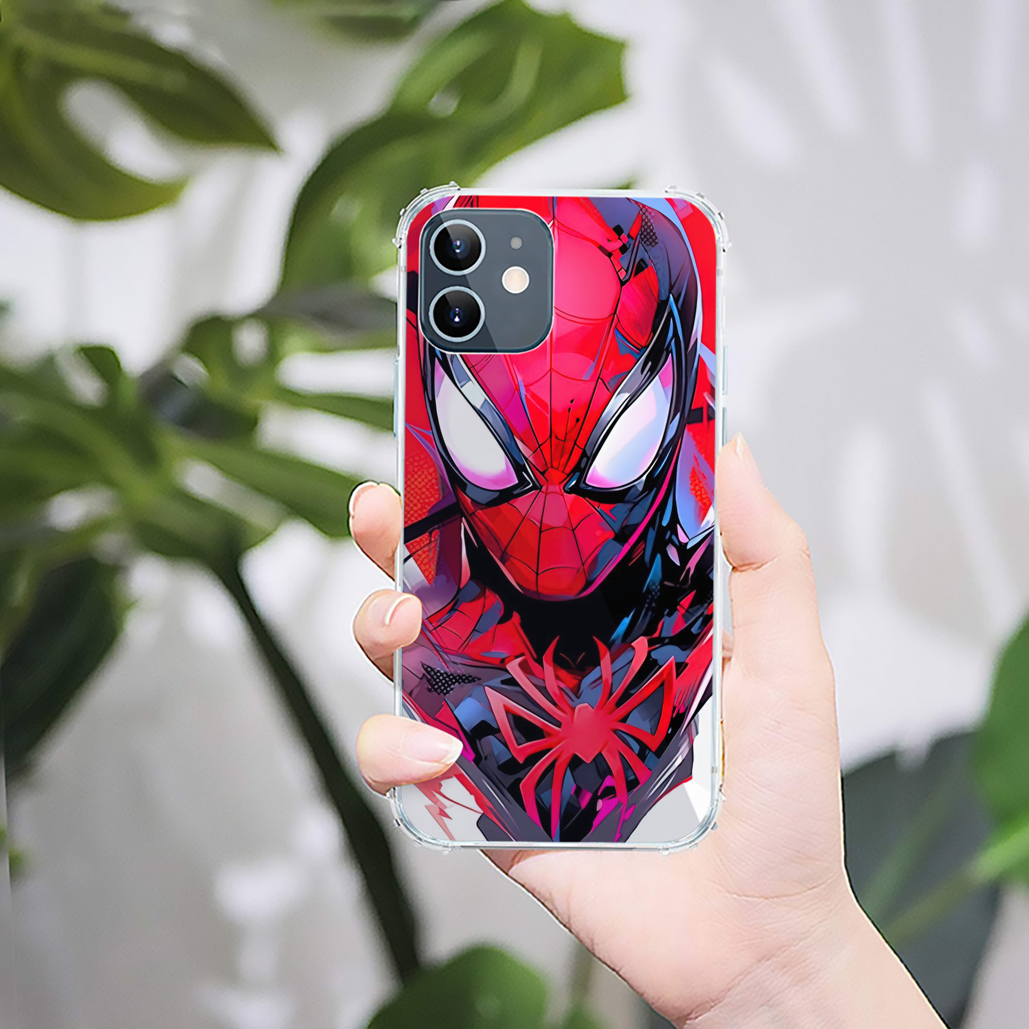 Spider Man スパイダーマン 【iPhone 12シリーズ対応】透明スマホケース（クリアソフトケース）